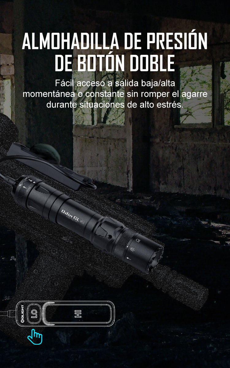 Combo de láser linterna táctica Odin GL mini - Olight España