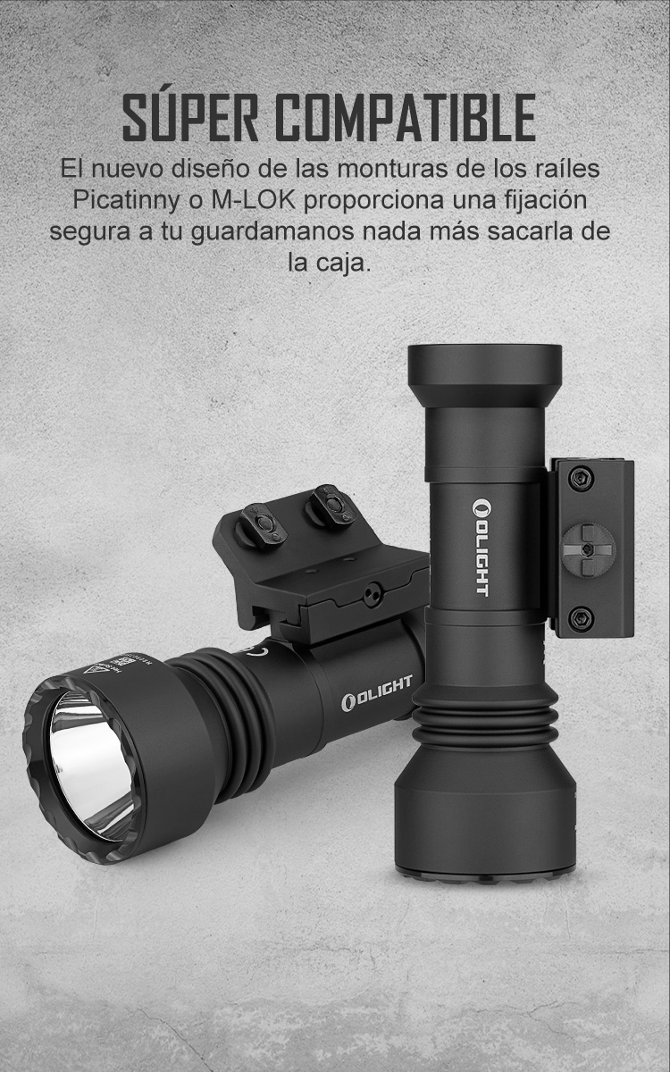 Javelot Tac Luz de montaje en rail WML - Olight España